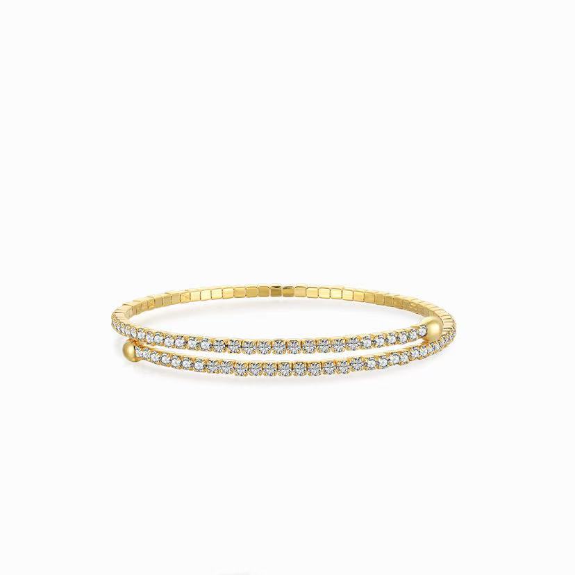 S925 Sterling Silver SMET Bracelet with 5A Zircon