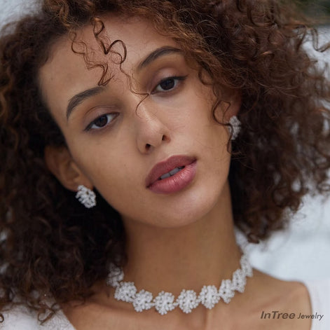 Original Designer - Bursting Sparkles Design Necklace