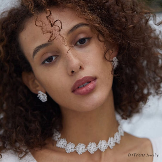 Original Designer - Bursting Sparkles Design Necklace