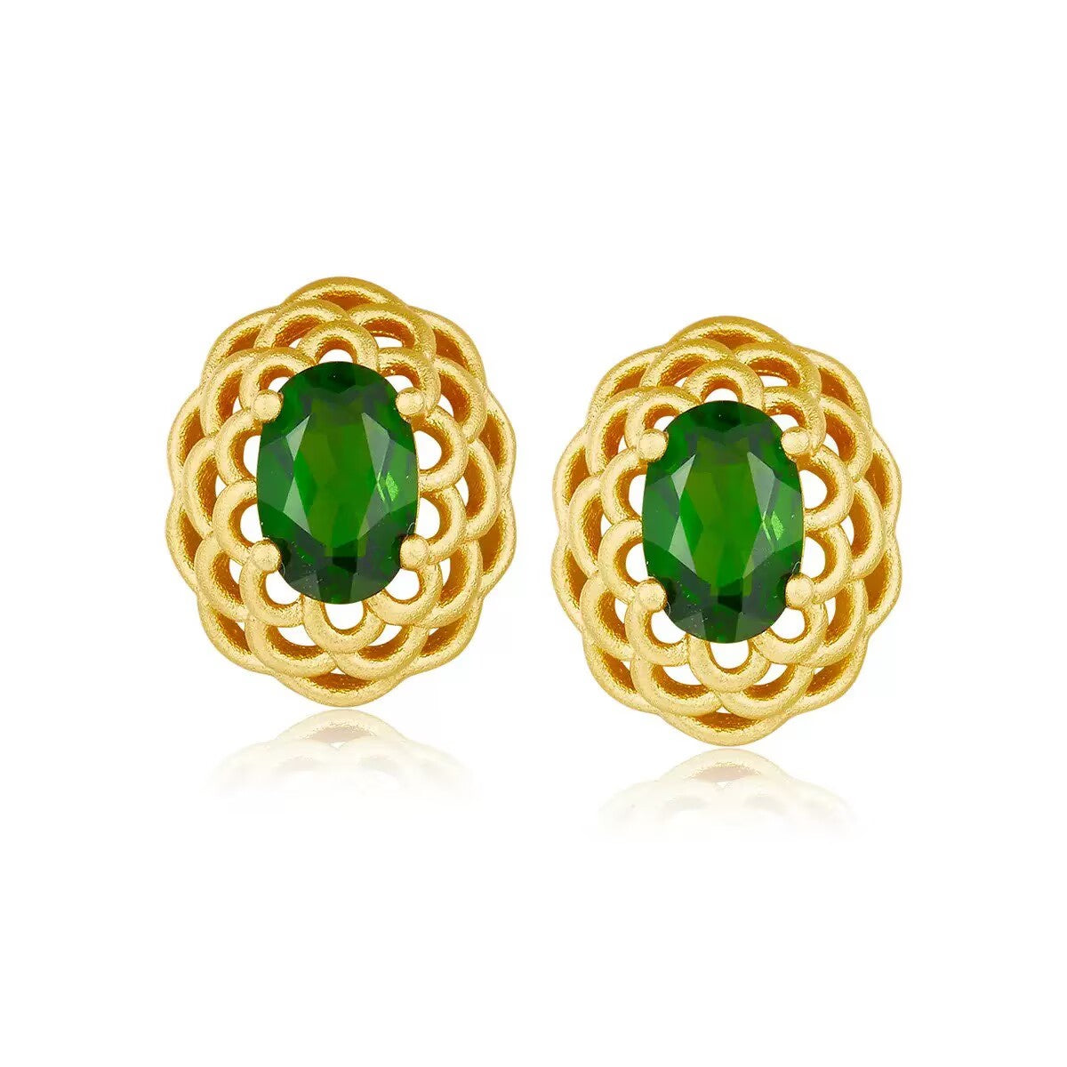 Enchanted Diopside Dream Earring