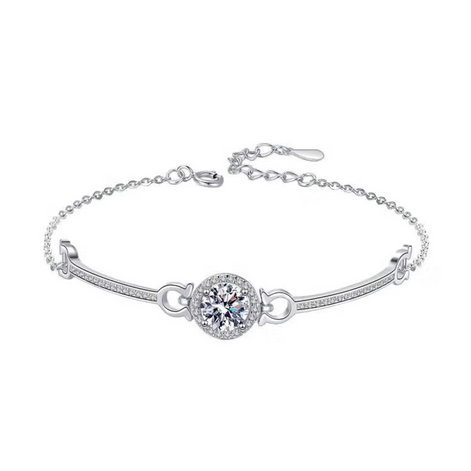 S925 Sterling Silver Moissanite Bracelet
