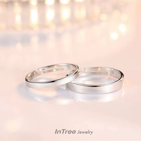S925 Sterling Silver Couple Rings