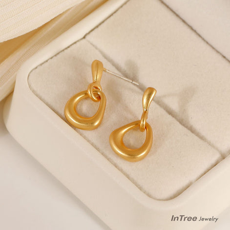 Geometric Retro Style Earring