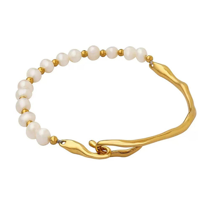 Beaded Design Pearl Bracelet