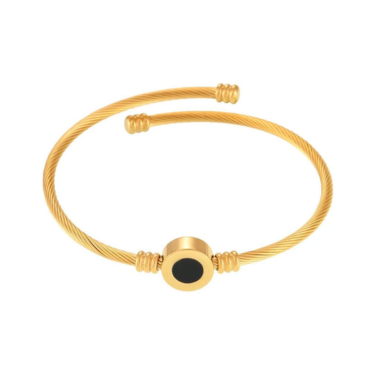 Black MPN Openning Bracelet