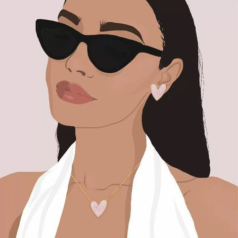 Oil Painting Love Heart SET