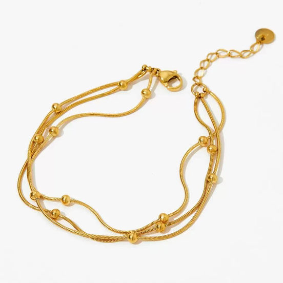 Triple-layer Chain Design Bracelet