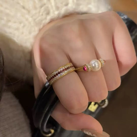 DPZ 18K Gold Plated Necklace & Ring SET