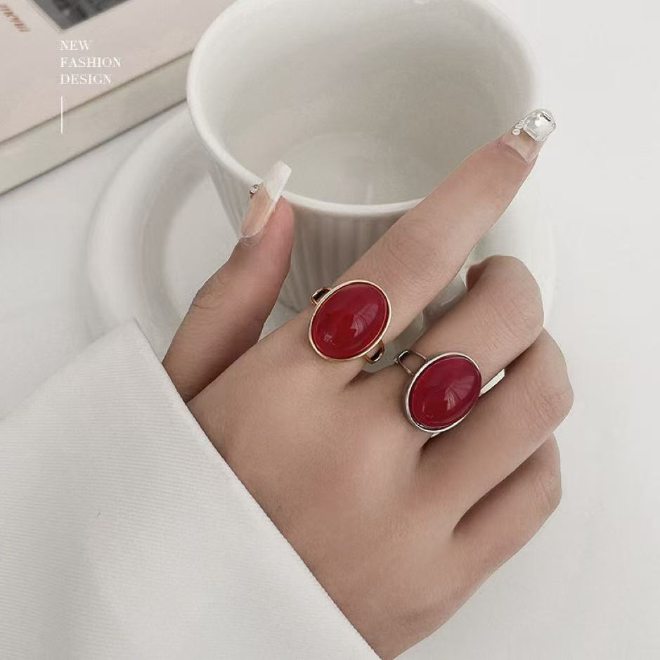 South Red S925 Sterling Silver Ring