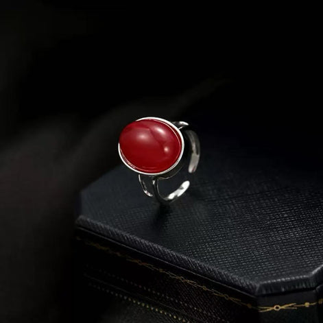 South Red S925 Sterling Silver Ring