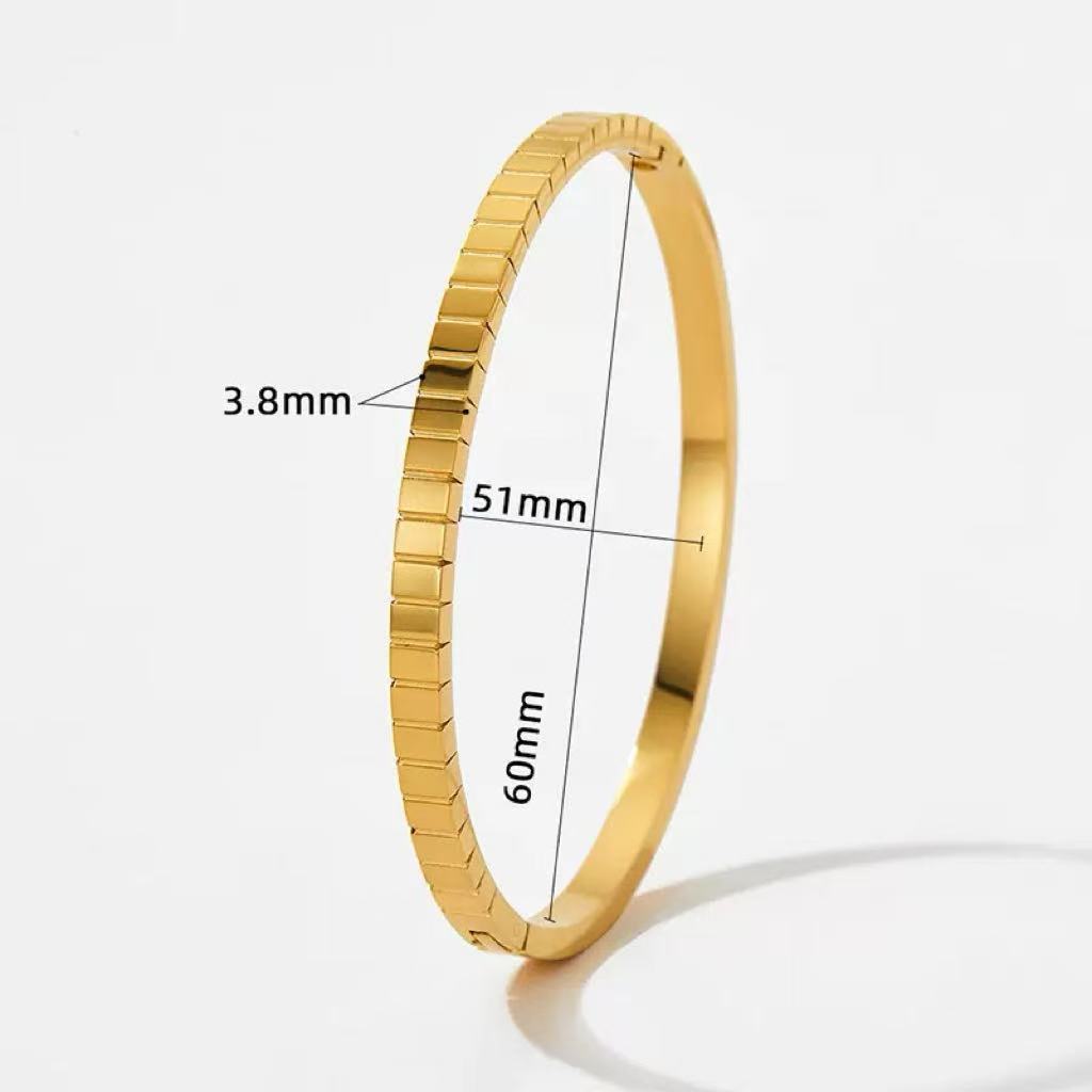 JW951 Bracelet Plated with 14K Gold Non-fading