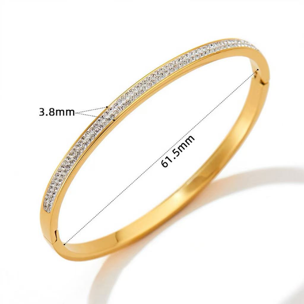 JW615 Bracelet Plated with 14K Gold