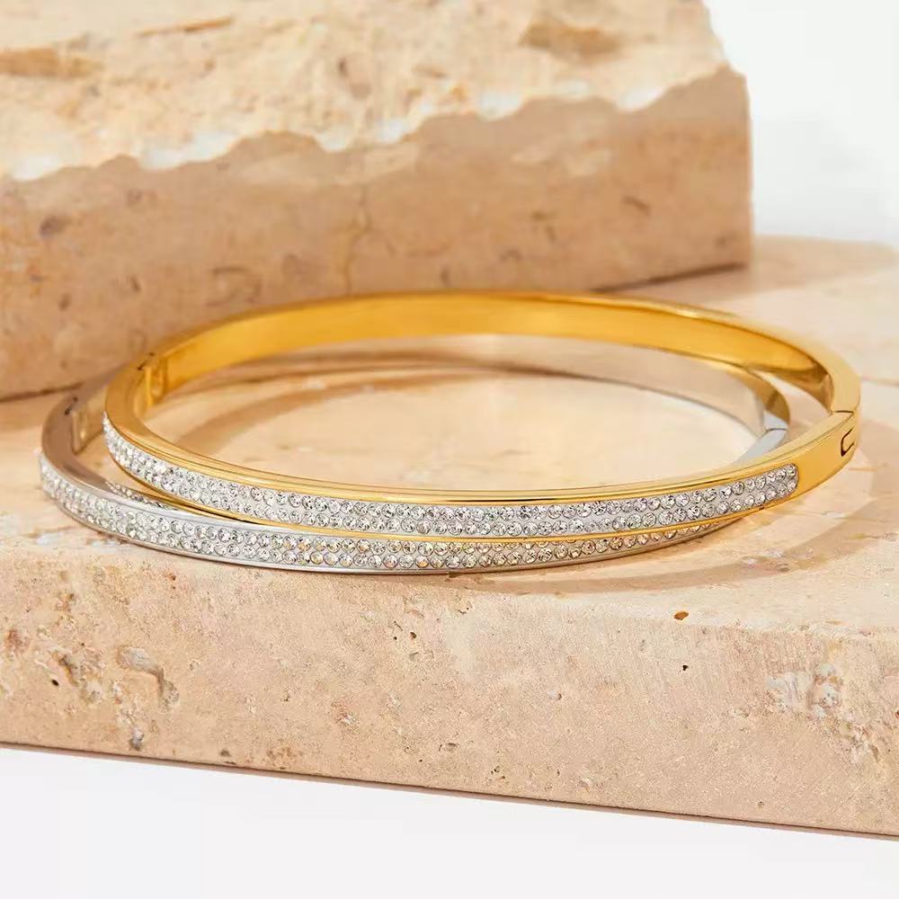JW615 Bracelet Plated with 14K Gold