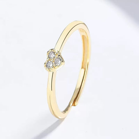 Love Heart S925 Sterling Silver Ring