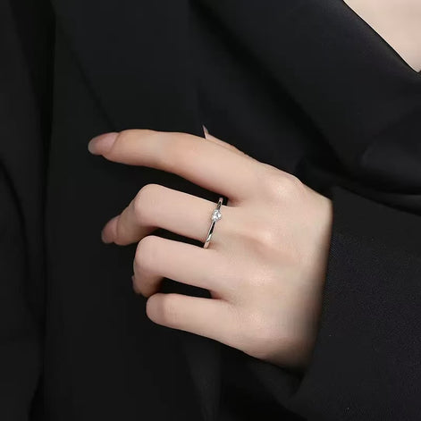 Love Heart S925 Sterling Silver Ring