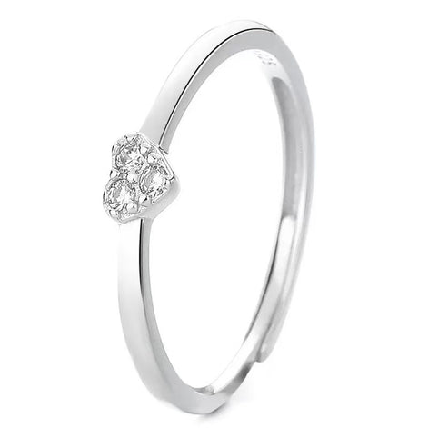 Love Heart S925 Sterling Silver Ring