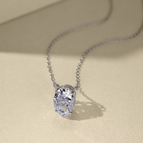 8A Zircon S925 Sterling Silver Necklace