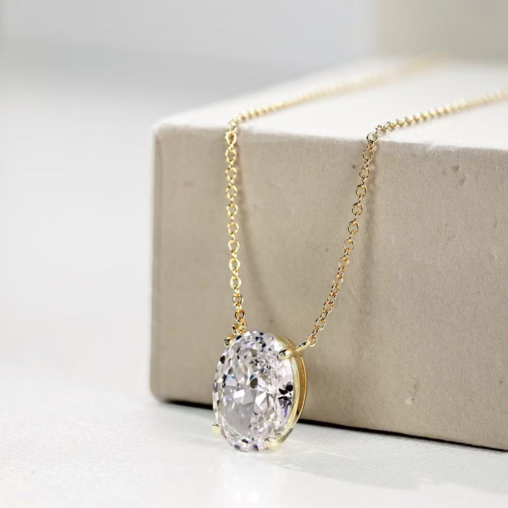 8A Zircon S925 Sterling Silver Necklace