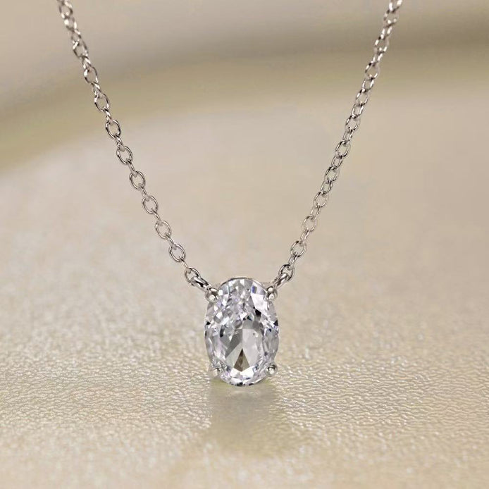 8A Zircon S925 Sterling Silver Necklace