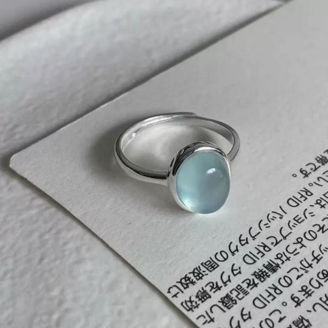 Aquamarine S925 Sterling Silver Ring