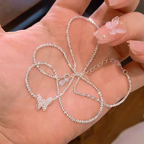 S925 Sterling Silver Butterfly Necklace