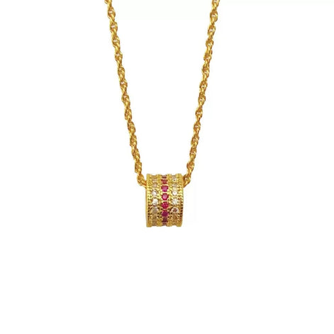 DPZ 18K Gold Plated Necklace & Ring SET