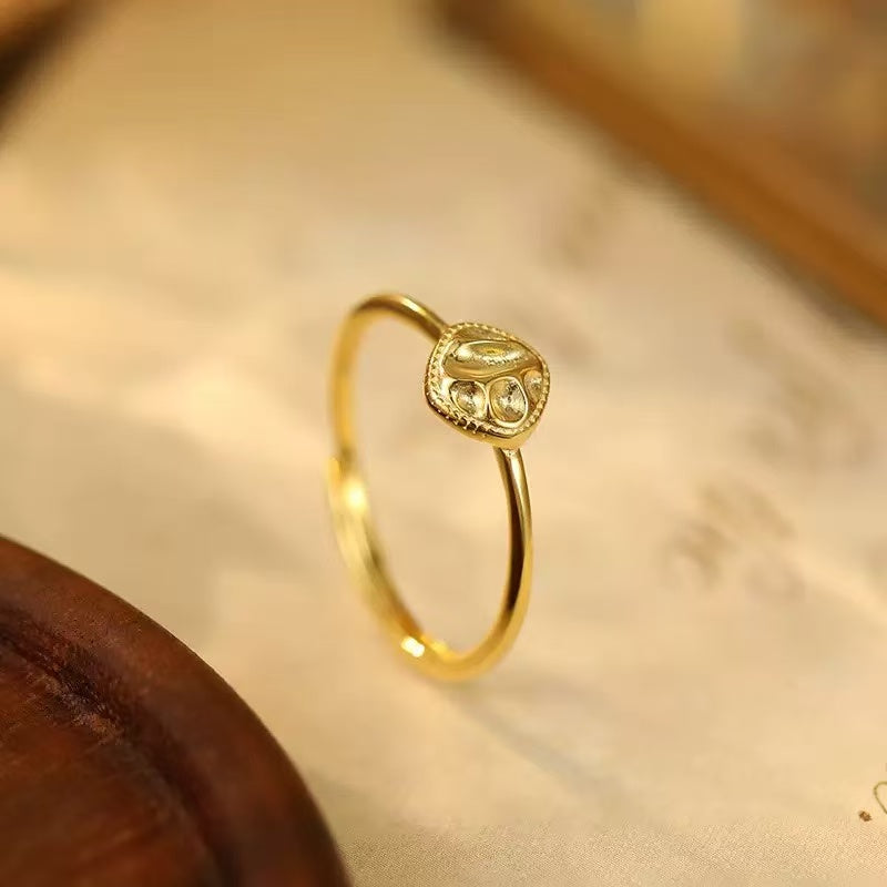 Flowing Golden Years S925 Ring