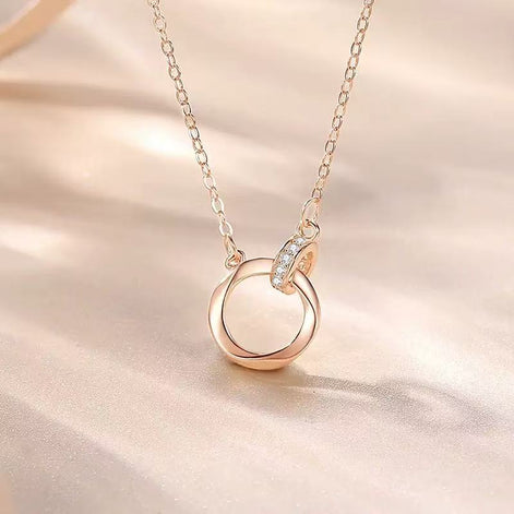 Mobius Strip S925 Sterling Silver Necklace