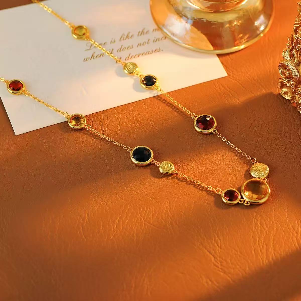 Colorful Crystal Necklace