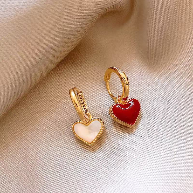 Two-sided Design Styles Love Heart Earring