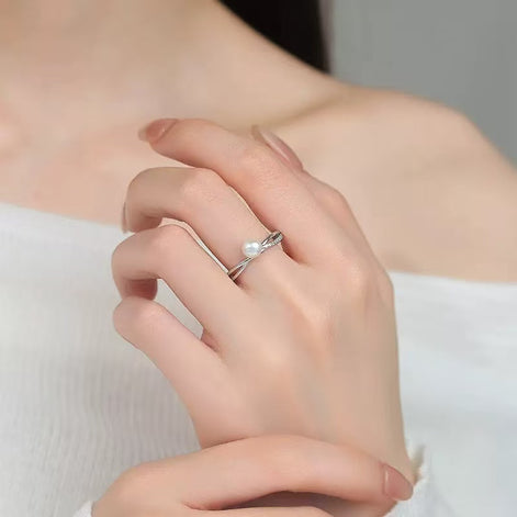 Freshwater Pearl S925 Sterling Silver Ring