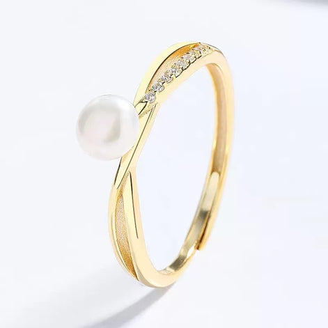 Freshwater Pearl S925 Sterling Silver Ring