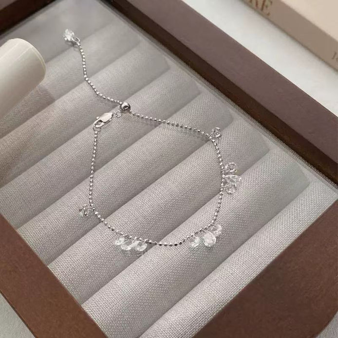 Water-drop Design S925 Bracelet set with Zircon