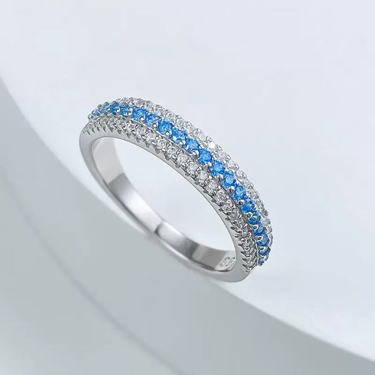 Paraiba Tourmaline S925 Sterling Silver Ring