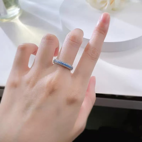 Paraiba Tourmaline S925 Sterling Silver Ring