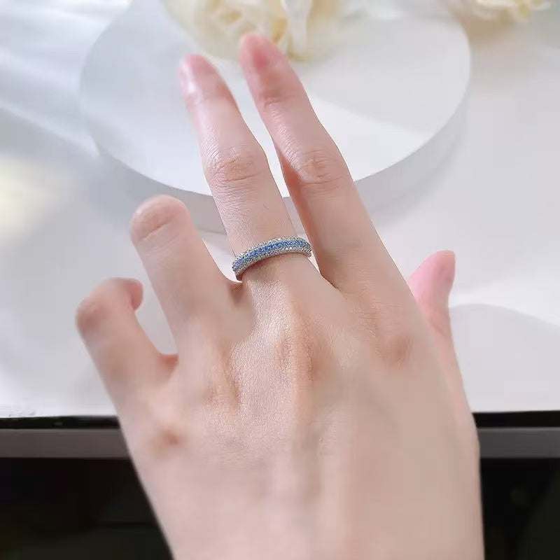 Paraiba Tourmaline S925 Sterling Silver Ring