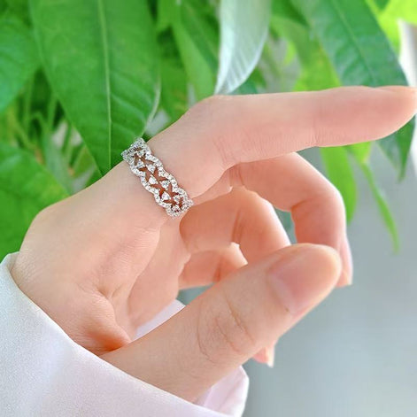 Stackable Design S925 Sterling Silver Ring