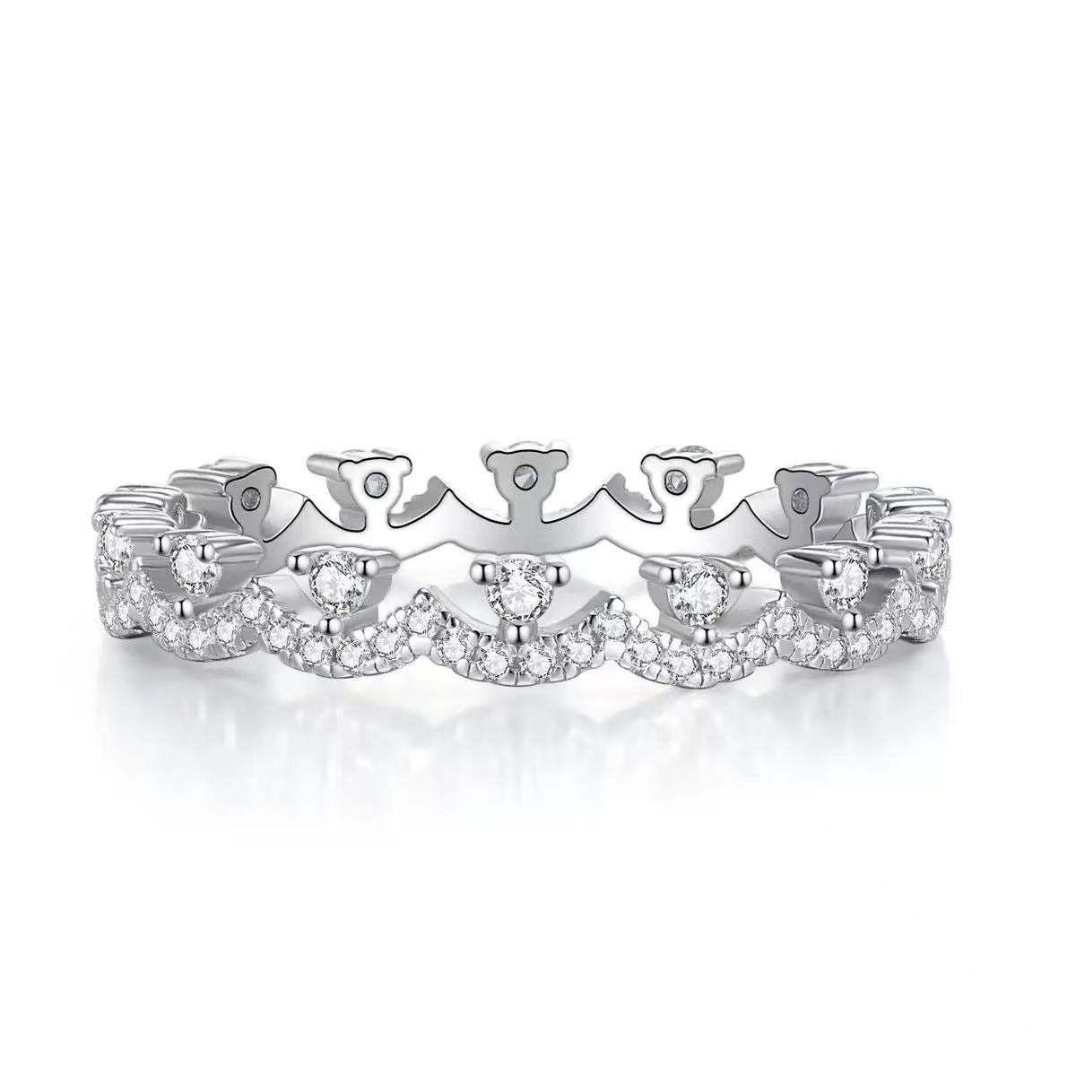 Stackable Design S925 Sterling Silver Ring