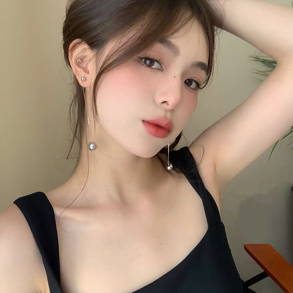 Grey Pearl S925 Sterling Silver Earring