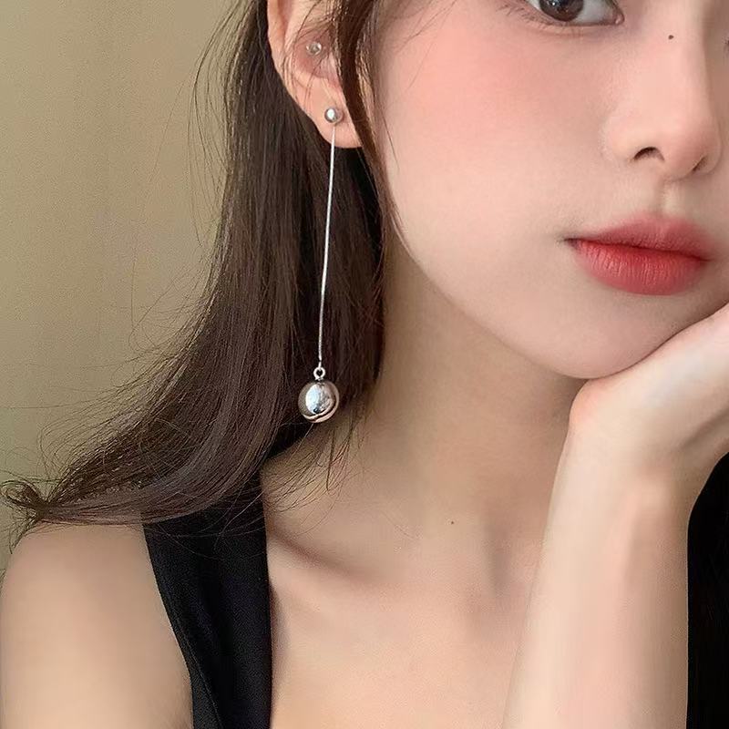 Grey Pearl S925 Sterling Silver Earring