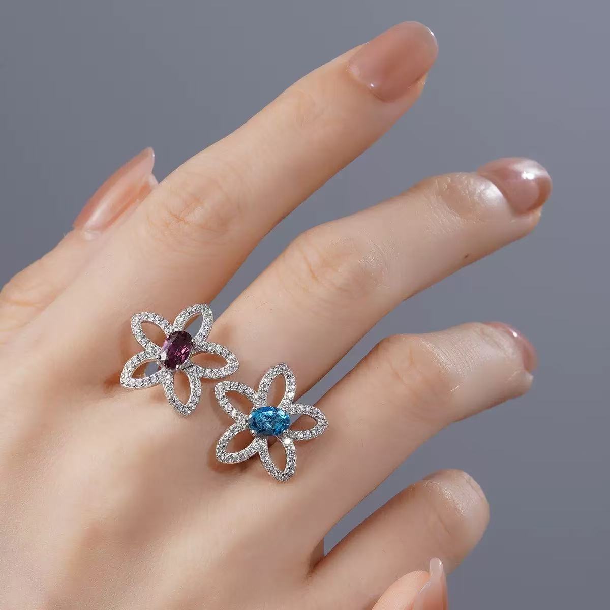 Original Designer - Floral Duet Ring