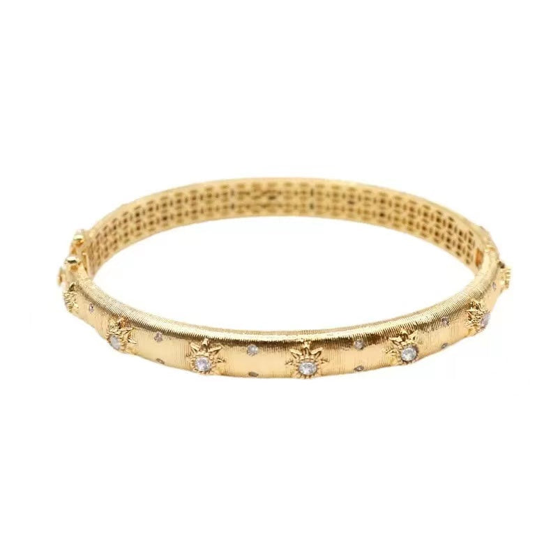 Colorful Ziron Open Design Bracelet