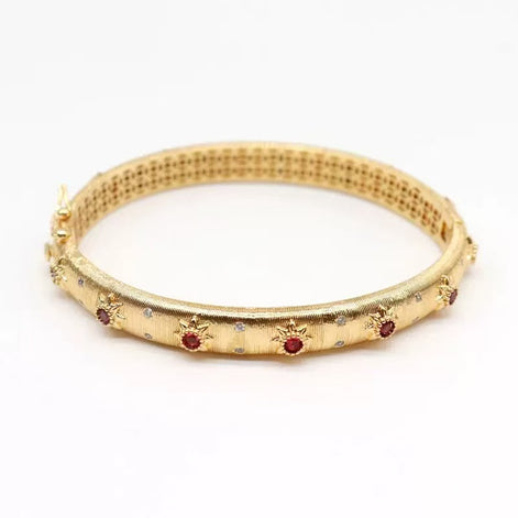 Colorful Ziron Open Design Bracelet