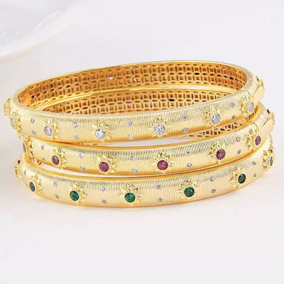 Colorful Ziron Open Design Bracelet