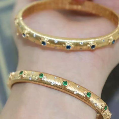 Colorful Ziron Open Design Bracelet