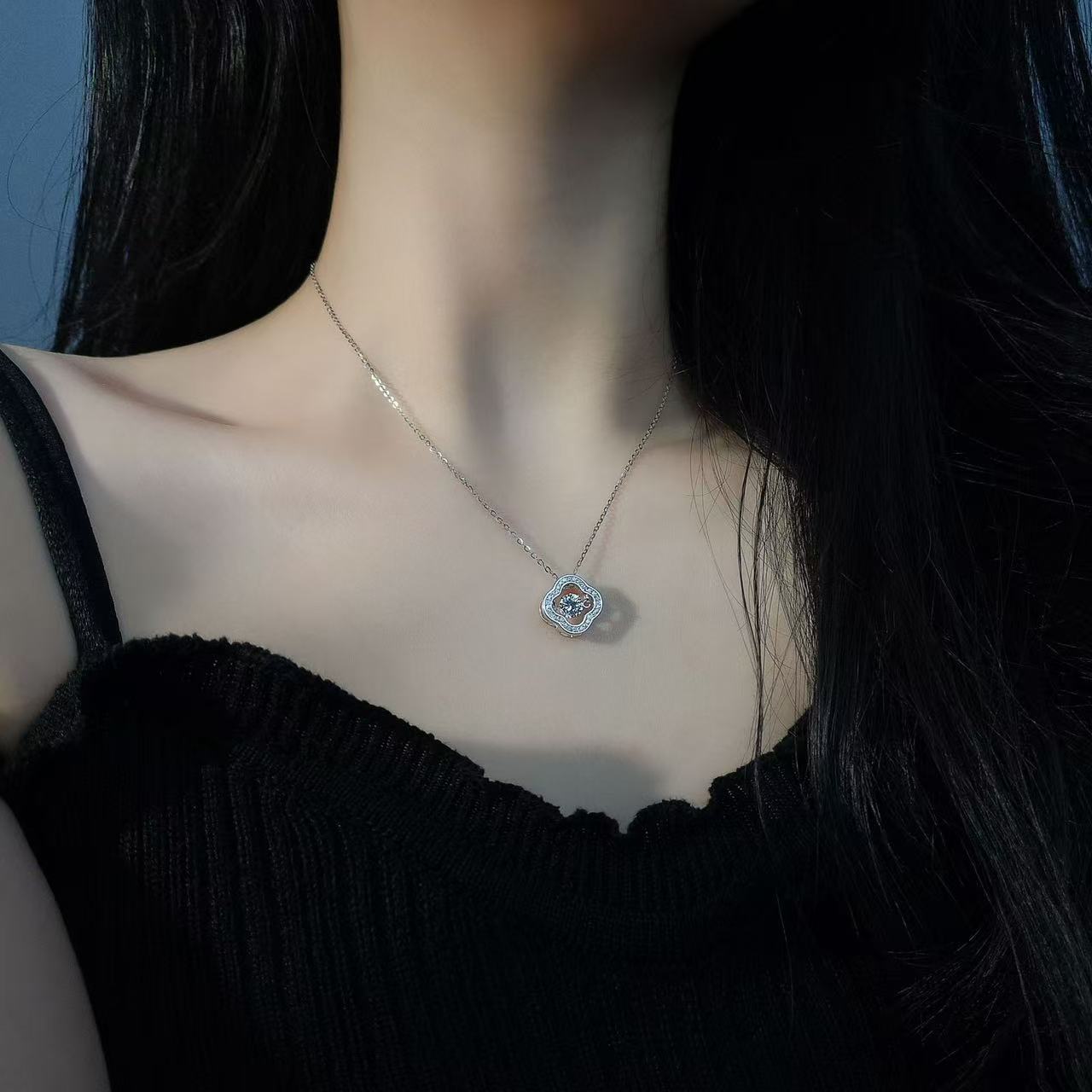 Enchanted Four Leaf Clover Necklace