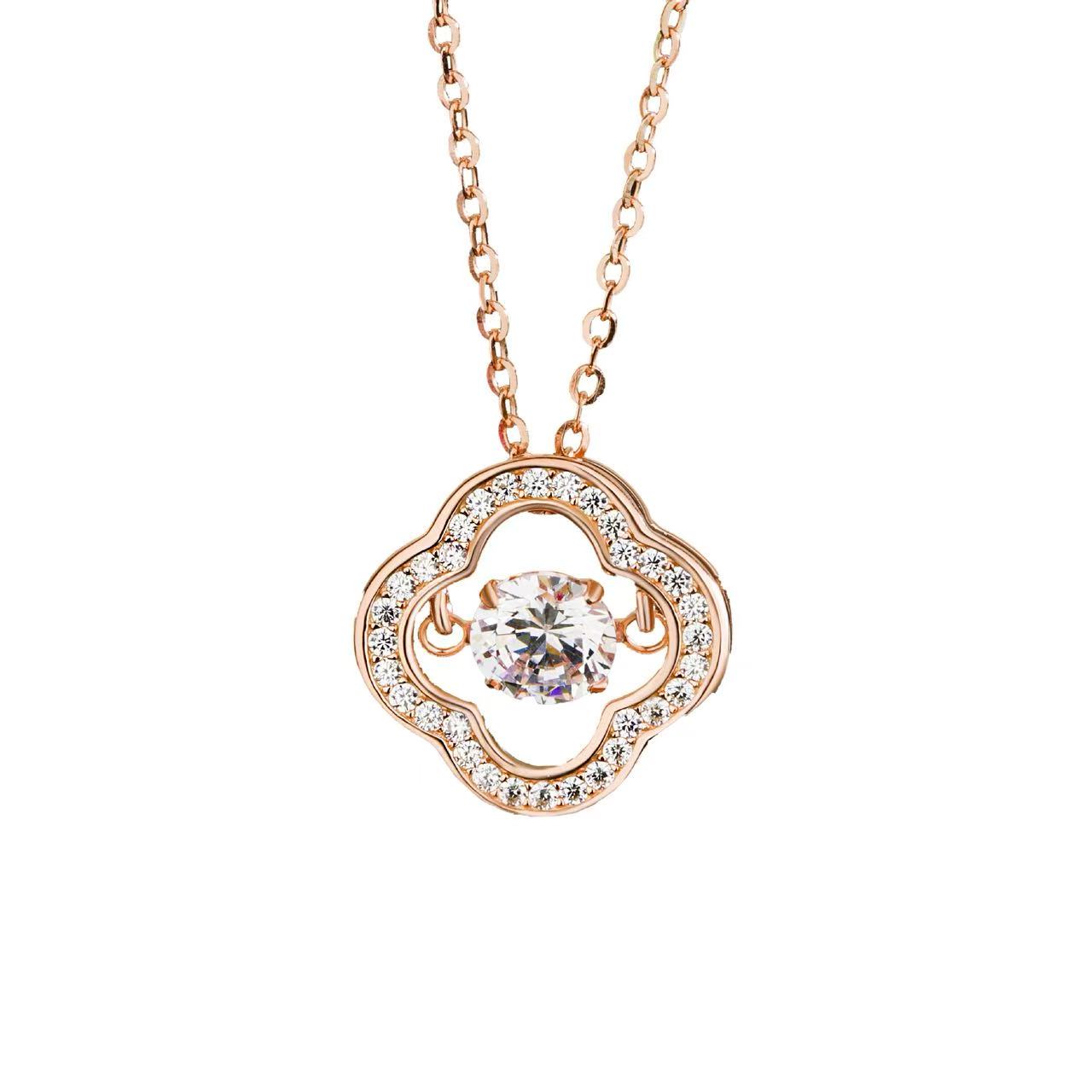 Enchanted Four Leaf Clover Necklace