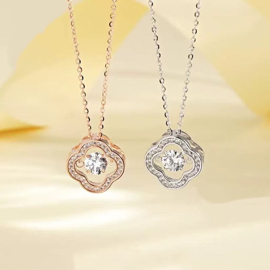 Enchanted Four Leaf Clover Necklace