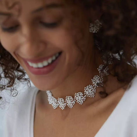 Original Designer - Bursting Sparkles Design Necklace