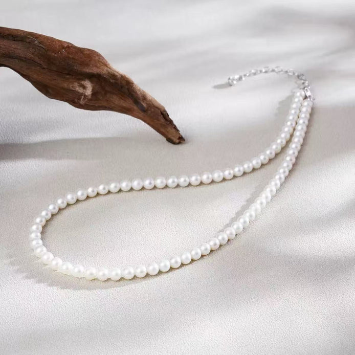 Original Designer -Luster Of Moonlit Pearls Necklace